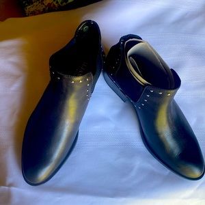 New black studded boots size 7.5